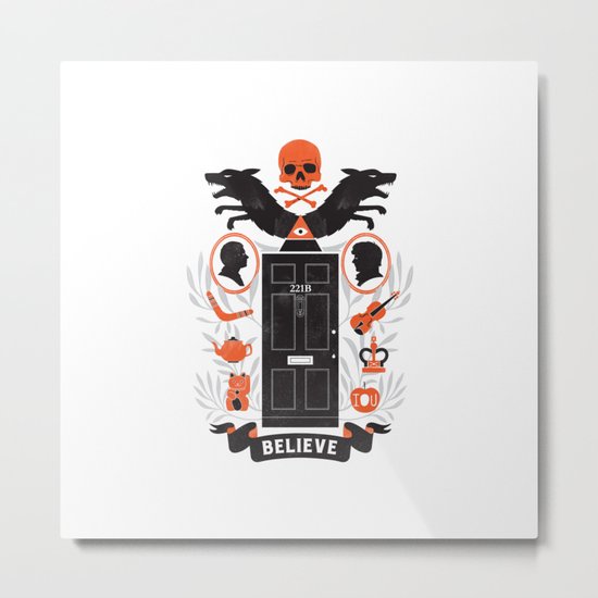 221B Metal Print