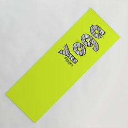 Bright green lime neon color Yoga Mat