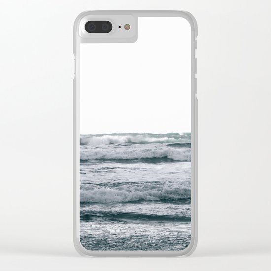 Waves V Clear iPhone Case