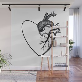 SPLIT HEART Wall Mural