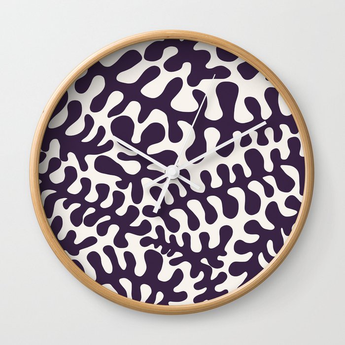 Henri Matisse cut outs seaweed plants pattern 6 Wall Clock