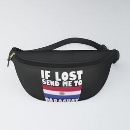 Paraguay Flag Saying Fanny Pack