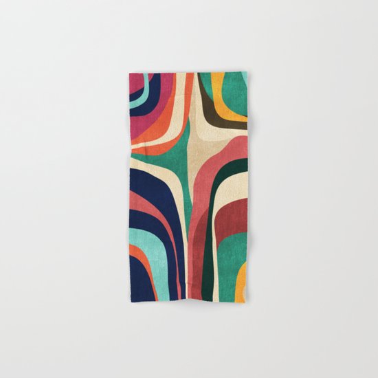 Impossible contour map Hand & Bath Towel