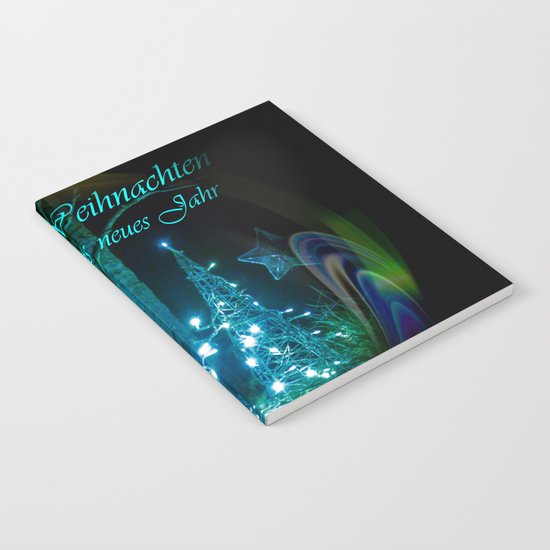 Frohe Weihnachten und ein gutes neues jahr Notebook