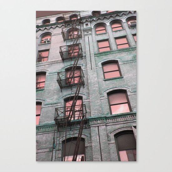 New York City Fire Escape Canvas Print