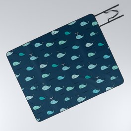 Adorable Tiny Whales  Picnic Blanket