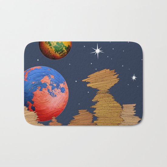 Space Bath Mat