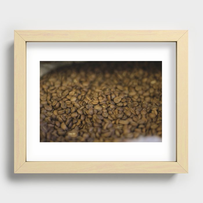 Coffee beans Recessed Framed Print