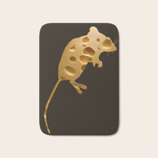 Mr. Cheese Bath Mat