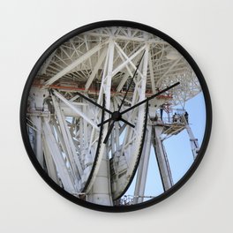 Work began on March 11 2010 to replace a set of elevation bearings on the giant Mars antenna at NASA Wall Clock | Giantmarsantenna, Elevationbearings, Escort, Veteransday, Antenna, Painting, Marsantenna, Hatch, California, Up 