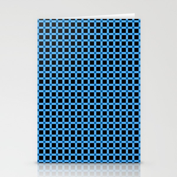 Blue Gingham - 01 Stationery Cards