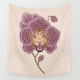 Wild Orchid Wall Tapestry