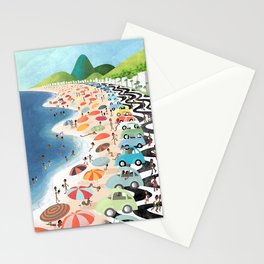 Fuscas em Copacabana Stationery Cards