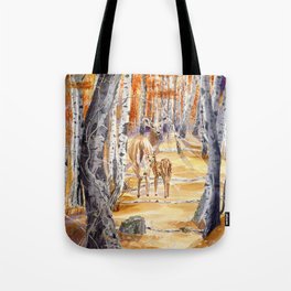 Woodland Deer Tote Bag
