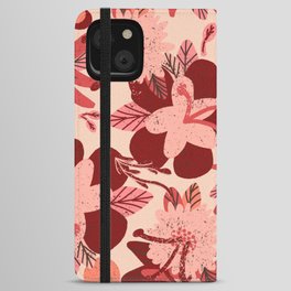 Pink Hibiscus iPhone Wallet Case