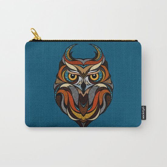Oldschool Owl Carry-All Pouch
