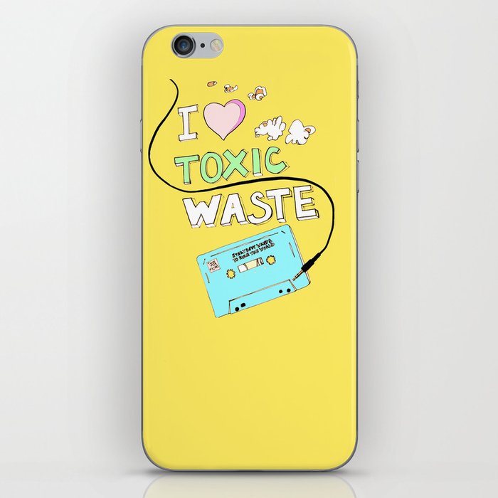 I Love Toxic Waste  iPhone Skin