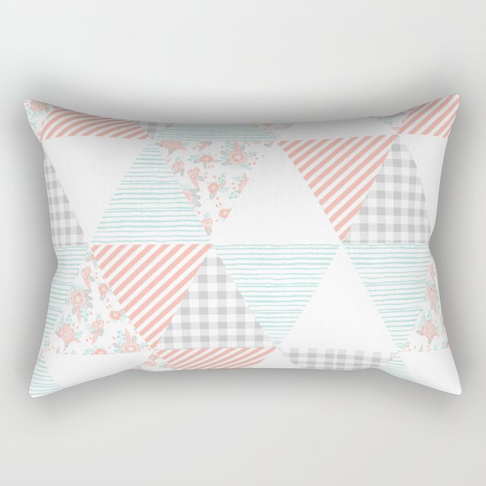 Trendy Quilt Pattern Triangle Quilt Baby Nursery Gender Neutral