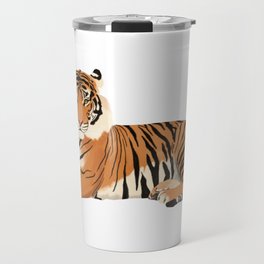 Lacrosse Tiger Travel Mug