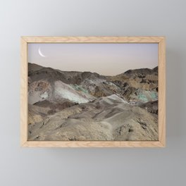 Rainbow Mountains Framed Mini Art Print