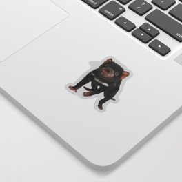 An adorable Tasmanian devil joey Sticker