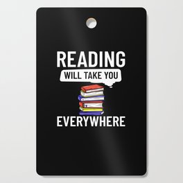 Reader Book Reading Bookworm Librarian Cutting Board