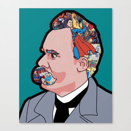 Mix - Nietzsche Canvas Print