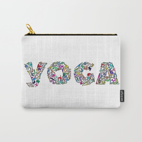 YOGA Figure Poses Carry-All Pouch