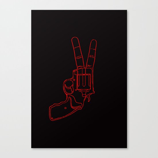 Peace Bang Canvas Print