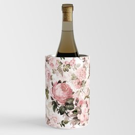 Vintage & Shabby Chic - Sepia Pink Roses  Wine Chiller