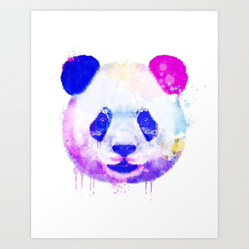 Panda Watercolor Panda Print Watercolor Print Watercolor Animal