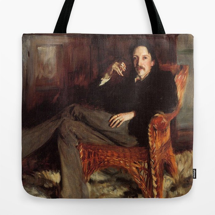 John Singer Sargent Robert Louis Stevenson 1887 Tote Bag by Julscela