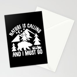 Nature Is Calling And I Must Go Stationery Card