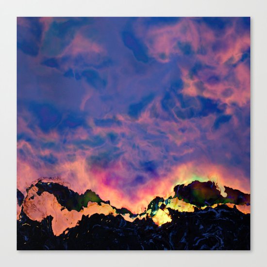 The World On Fire Canvas Print