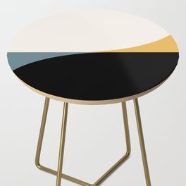 Almond Abstract IX Side Table