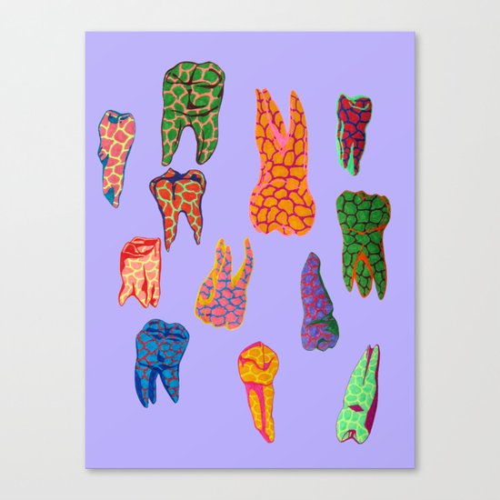 Teeth Canvas Print