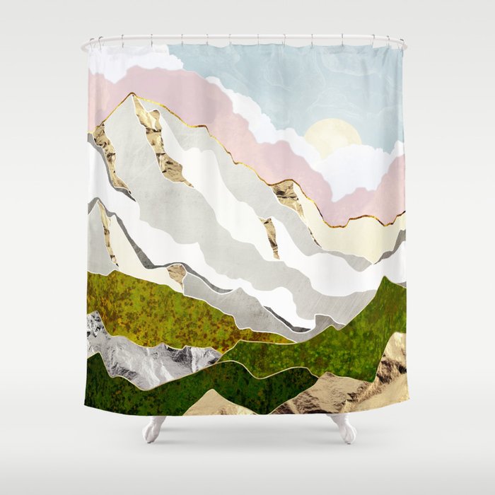 Spring Mountain Shower Curtain