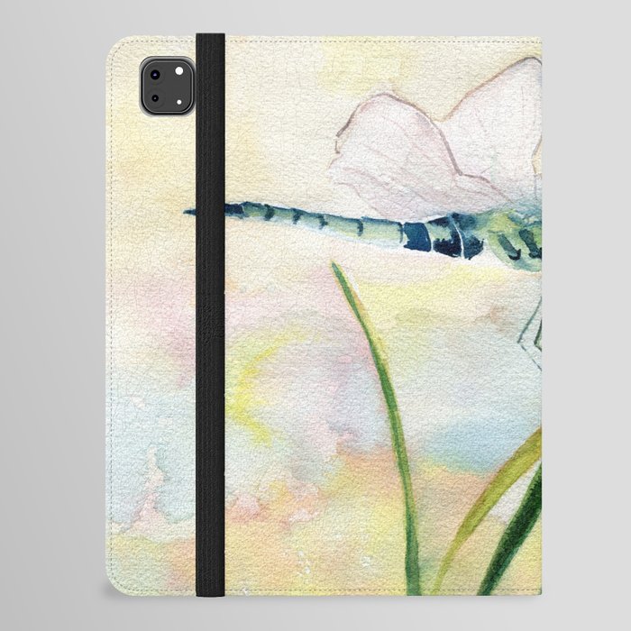 Dragonfly Watercolor  iPad Folio Case
