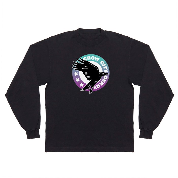 CCD Logo (Teal and Purple) Long Sleeve T Shirt