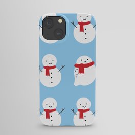 Snowman and Snow Owl iPhone Case