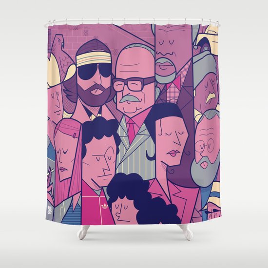 The Royal Tenenbaums Shower Curtain