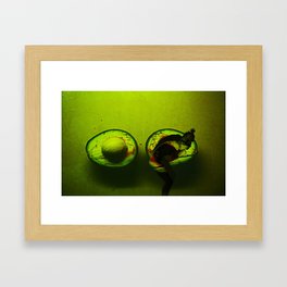 Avocado Portrait  Framed Art Print