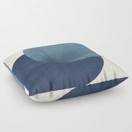 Halfmoon Colorblock - Blue Floor Pillow