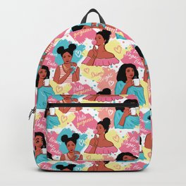 African American girls Brown sugar babe - black girls Backpack