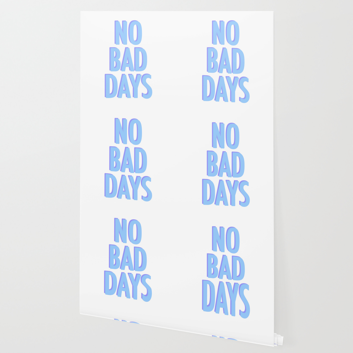 No Bad Days Pastel Blue Wallpaper By Lukassfr Society6