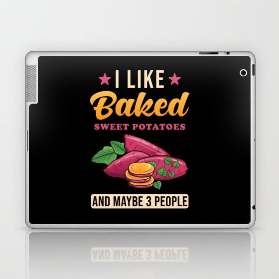 Baked Sweet Potato Laptop & iPad Skin