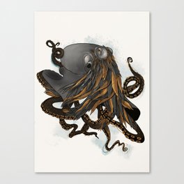 Feathered Octopus Canvas Print