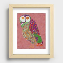 Peggy (Owl) Recessed Framed Print