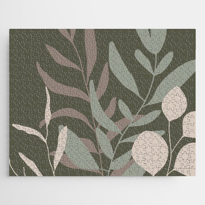 Floral Greenery Jigsaw Puzzle