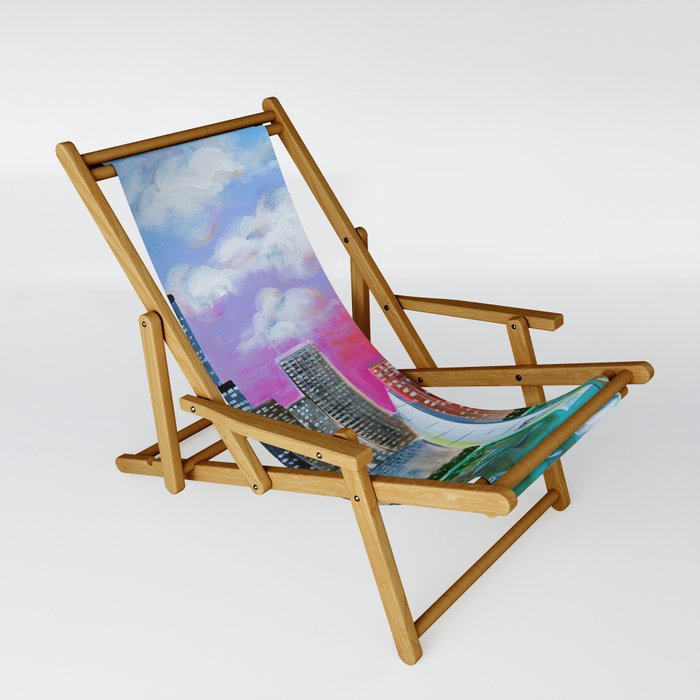 Magnificent Chicago Skyline Sling Chair
